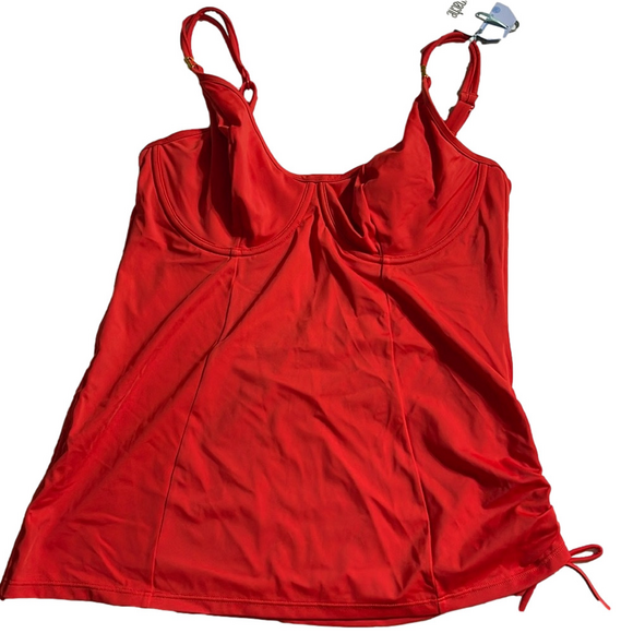 Panache Other - NWT Panache Anya Riva red tankini swim top READ